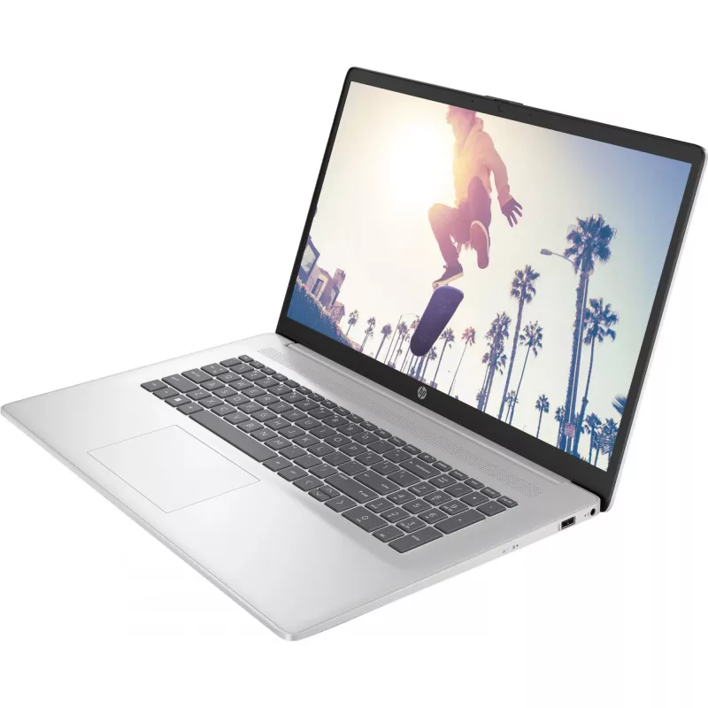 HP 17-cp3178ng RYZ7 7730U/16GB/512SSD/FreeDOS sidabrinis - Klaviatūros išdėstymas gali būti vokiškas