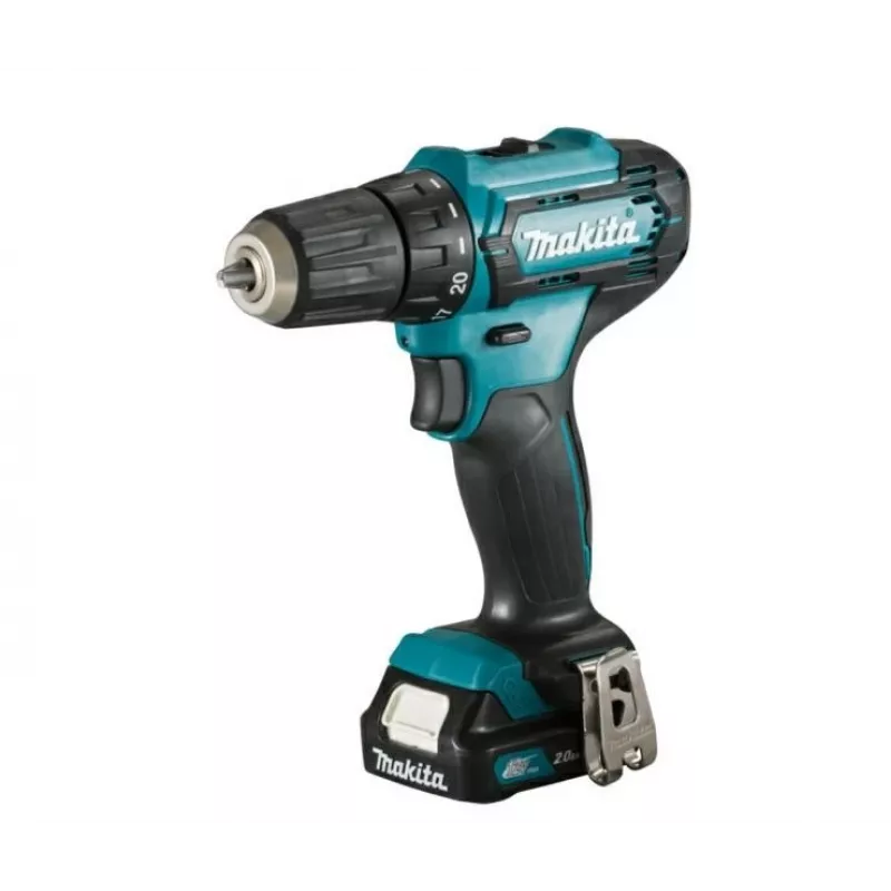 Makita DF333DSAE gręžtuvas 1700 RPM, be rakto, 1,2 kg, juodas, mėlynas