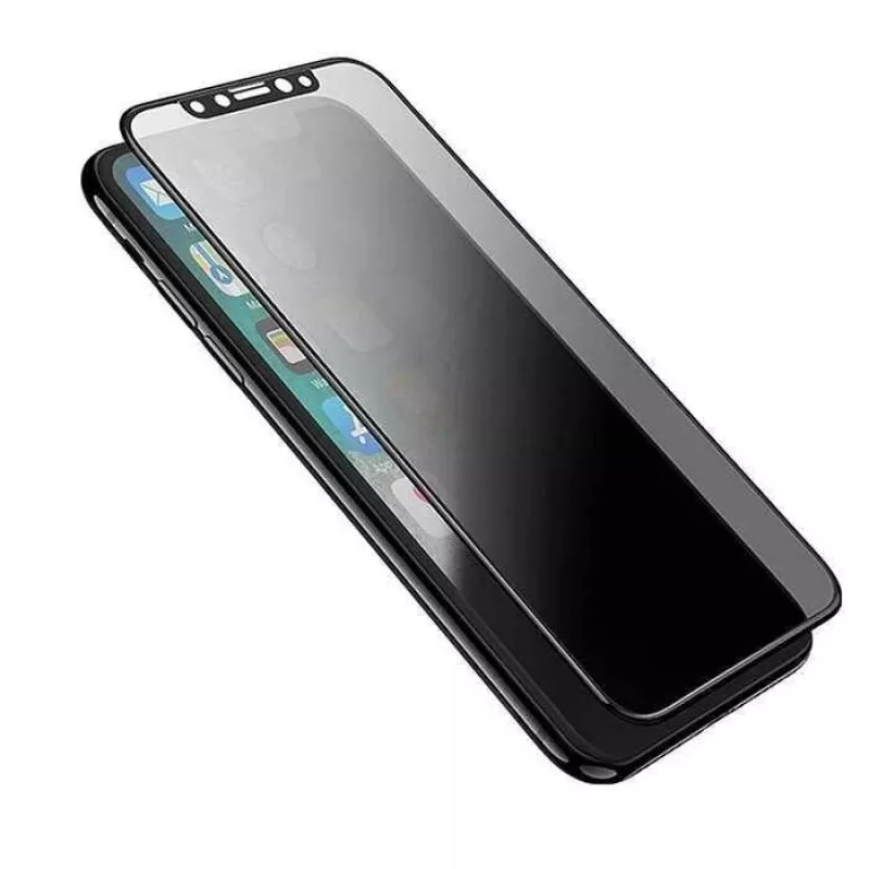 Grūdinto stiklo ekrano apsauga „Devia Real Series“, skirta „iPhone XS Max“, 3D viso ekrano, juoda