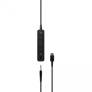 EPOS ADAPT 165 USB-C II ausinės, laidinės, galvos lankelis, biurui / skambučių centrui, USB Type-C, juodos