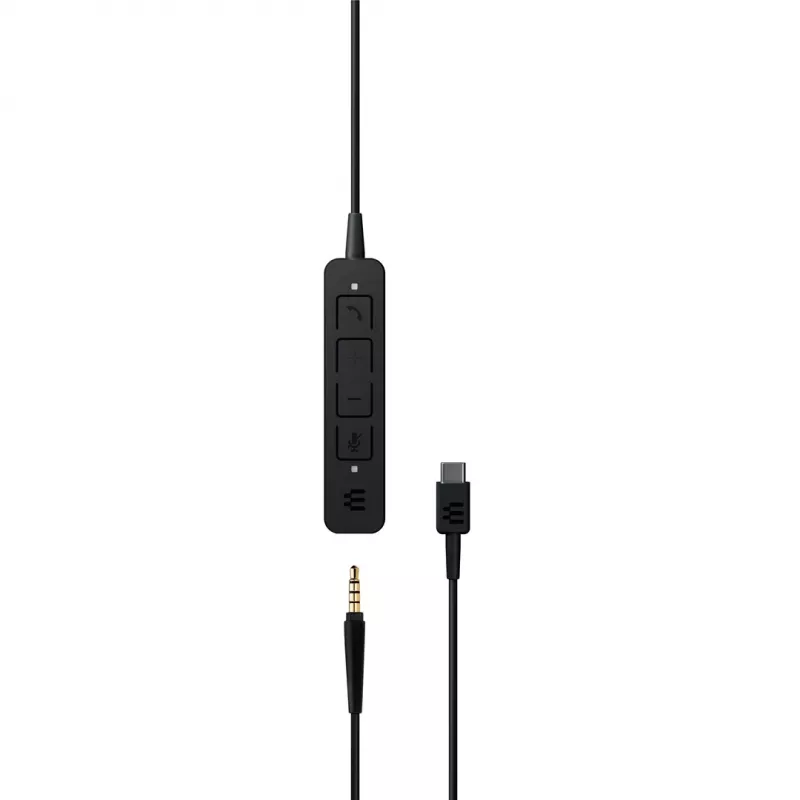 EPOS ADAPT 165 USB-C II ausinės, laidinės, galvos lankelis, biurui / skambučių centrui, USB Type-C, juodos