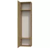 Top e Shop DUO SZAFKA ARTISAN – Ąžuolo spalvos rėmas, 2 lentynos, 1 durys, 500×350×1800 mm