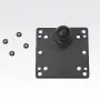 RAM Mounts 100x100 mm VESA plokštė su rutuliu, juoda, 121 mm