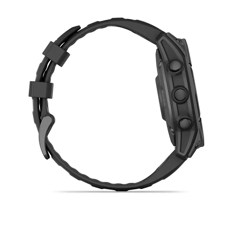 Garmin Fenix E 3,3 cm (1,3 colio) AMOLED 47 mm Skaitmeninis 416 x 416 pikselių Liečiamas ekranas Juodas „Wi-Fi“ GPS (palydovas)