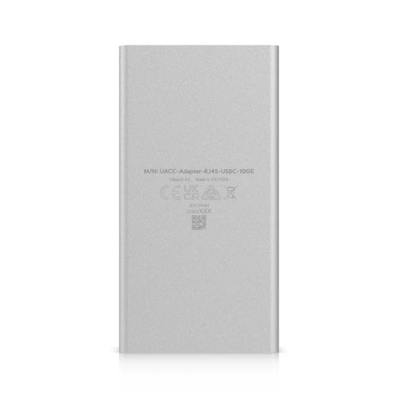 Ethernet adapteris UBIQUITI UACC-Adapter-RJ45-USBC-10GE, USB-C į RJ45, 10 Gbps, juoda/pilka