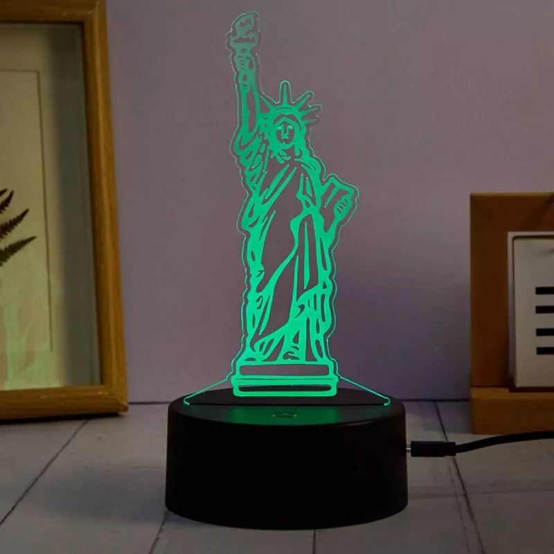 Manta SNL125RGB RGB 3D pastatų dekoratyvinė LED lempa