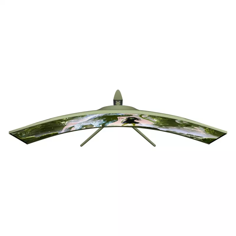 Lenktas kompiuterio monitorius Arozzi Nova 49 coliai (124,5 cm) Dual QHD 5120×1440 LED VA, 4 ms, žalias