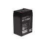 UPS baterija Green Cell AGM15, 6 V, 4 Ah, sandari švino rūgštinė (VRLA), juoda, 680 g