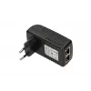 PoE maitinimo šaltinis Extralink POE-24-12W 24V 0,5A 12W vidinis sieninis kištukas, juodas