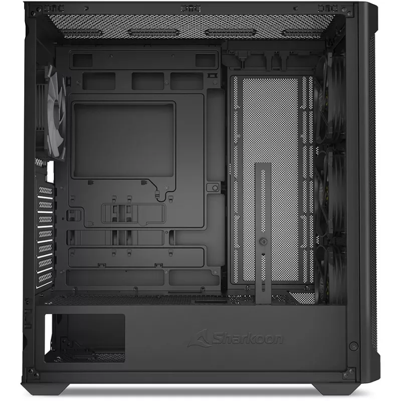 PC korpusas Sharkoon AK4W RGB Strip Midi Tower juodas
