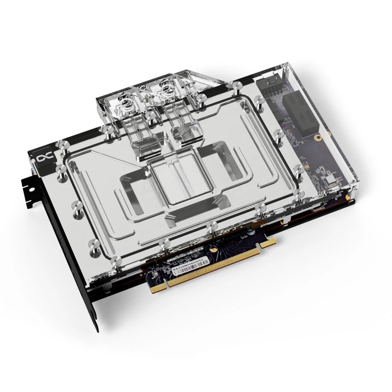 Alphacool 13463 akrilo ir aliuminio galinė plokštė, juoda, 145,2 mm