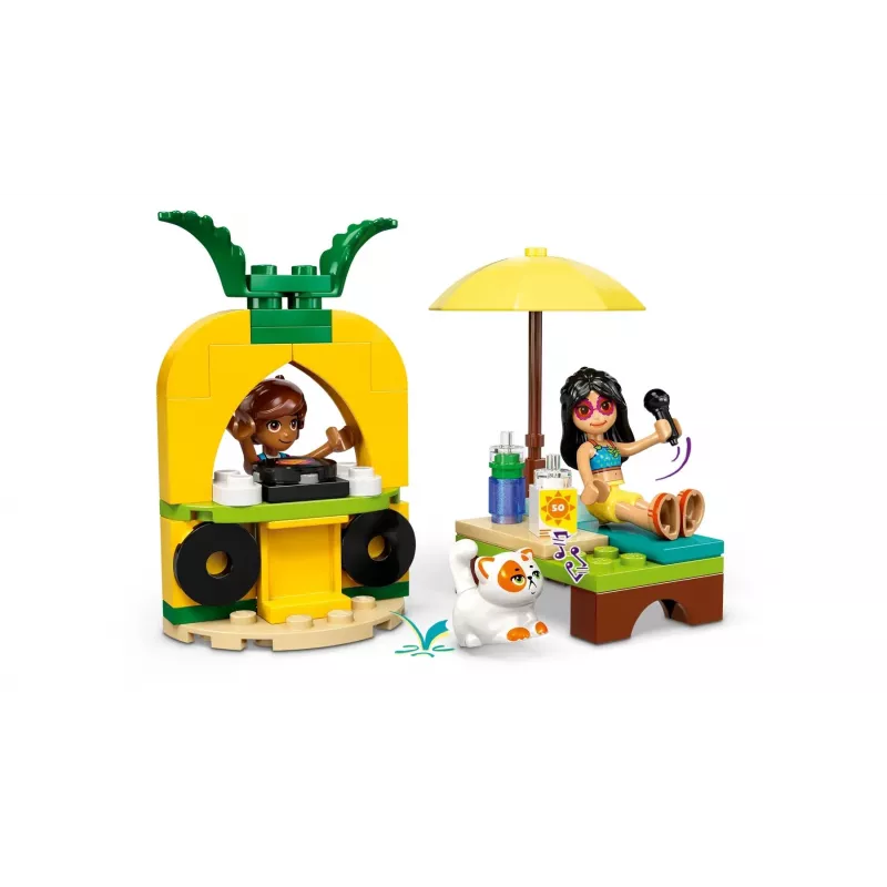 LEGO Friends rinkinys 42658 baseino vakarėlis su vienaragiu ir flamingu, personažais ir aksesuarais