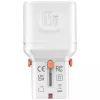 Kelioninis įkroviklis World 65W USB-C + USB-A baltas