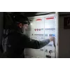 Ansmann HD450FRS juodas, pilkas galvos juostos žibintuvėlis LED