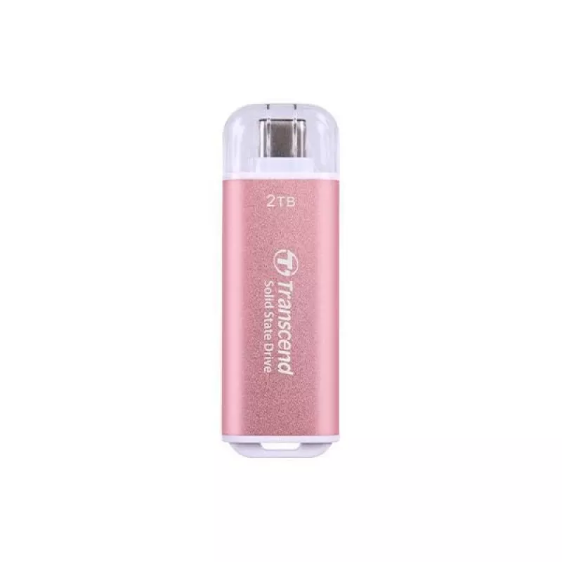 SSD disk Transcend 512 GB išorinis USB Type-C ESD300 rožinis