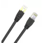 Tinklo kabelis UNITEK C1811EBK RJ-45 RJ-45 3 m Juodas