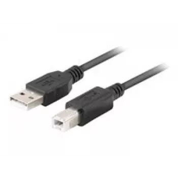 USB-A į USB-B kabelis LANBERG CA-USBA-15CU-0018-BK, 1,8 m, juodas