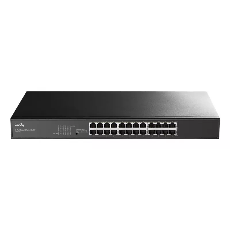 Cudy 24 prievadų montuojamas į stovą gigabitinio eterneto komutatorius GS1024L