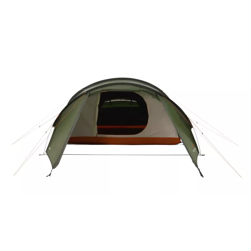 Tunelinis palapinė easy camp Pasvik 4 — 4 asmenims, kietas karkasas, 3 m atsparus vandeniui apdangalas, aliuminio stiebai, tamsiai žalia, 2350×4050×1200 mm