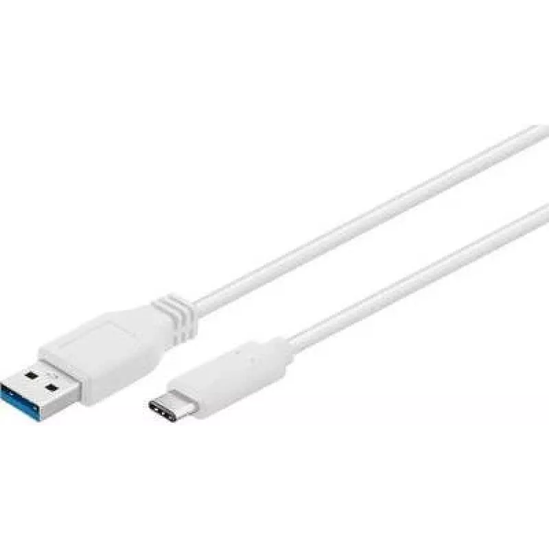 Wentronic Goobay USB 3.0 SuperSpeed laidas > USB-C™, 0,5 m - USB 3.0 kištukas (A tipo) > USB-C kištukas (67185)