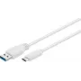Wentronic Goobay USB 3.0 SuperSpeed laidas > USB-C™, 0,5 m - USB 3.0 kištukas (A tipo) > USB-C kištukas (67185)