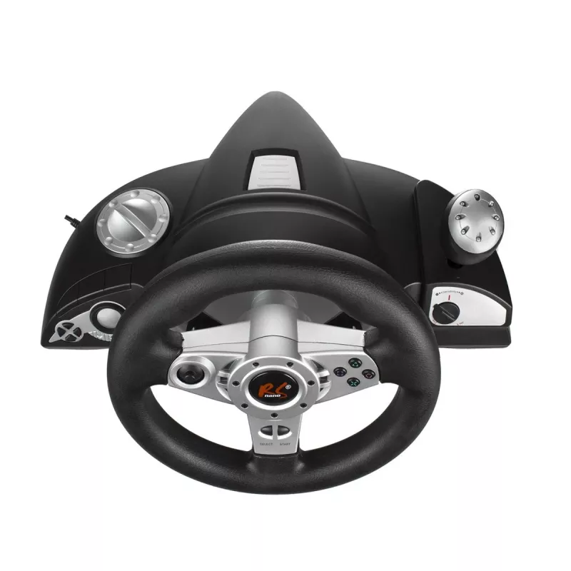 Vairas nano rs RS700 laidinis USB 270° pasukimas, 10 mygtukų, pedalai, vibracija, 1,8 m laidas