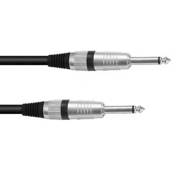 6,3 mm mono instrumentinis kabelis Omnitronic 30211650, 1 m