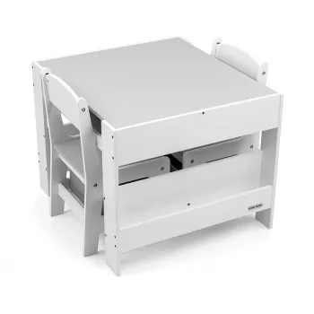 Vaikų baldų rinkinys Milly Mally Sven White – modelis 5488, baltos apdailos