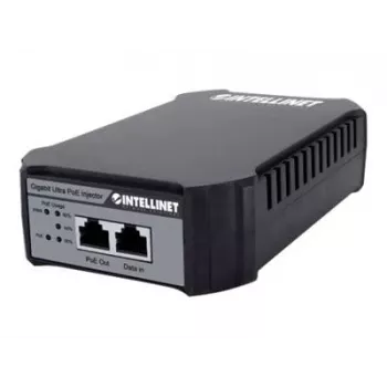 Intellinet Gigabit PoE++ maitintuvas, vienas 95 W prievadas, atitinkantis IEEE 802.3bt (4PPoE), plastikinis korpusas, galimybė montuoti ant sienos