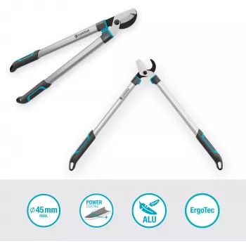 Gardena genėjimo žirklės EasyCut L pilka/turkio 50cm (12031-88)