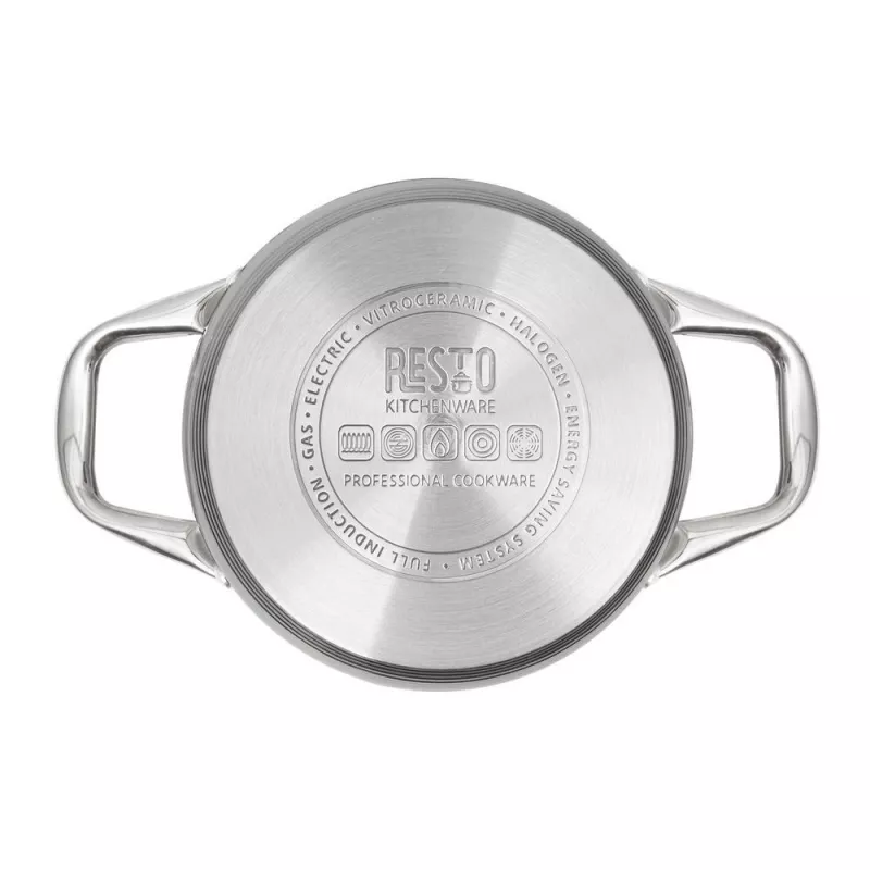 Apvalus nerūdijančio plieno puodas Resto Kitchenware Libra 1,9 L