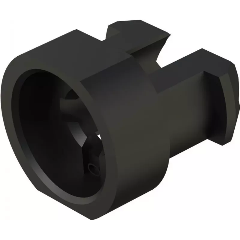 SCHROFF Plastic-Nippel - KUNSTST NIPPEL. juodas 100 vnt. (21100591)