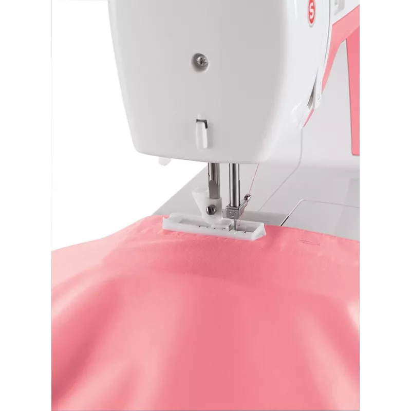 SINGER automatinė siuvimo mašina SIMPLE 3210 — elektrinė, 68 siūlių, 4 žingsnių kilputė, laisva rankovė, 5,5 kg