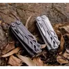 Multitool Nextool Mini FLAGSHIP NE20122 — 10 funkcijų kompaktiškas nerūdijančio plieno daugiafunkcis įrankis, juodas, 67×27×17 mm, 83 g