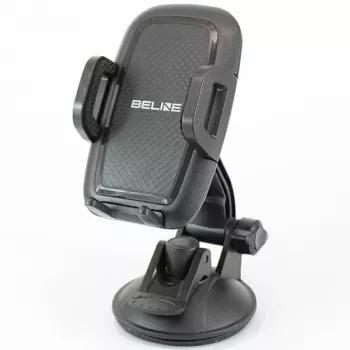 Automobilinio telefono laikiklis Beline Beli02131 2in1 su priekinio stiklo tvirtinimu ir reguliuojamu kampu