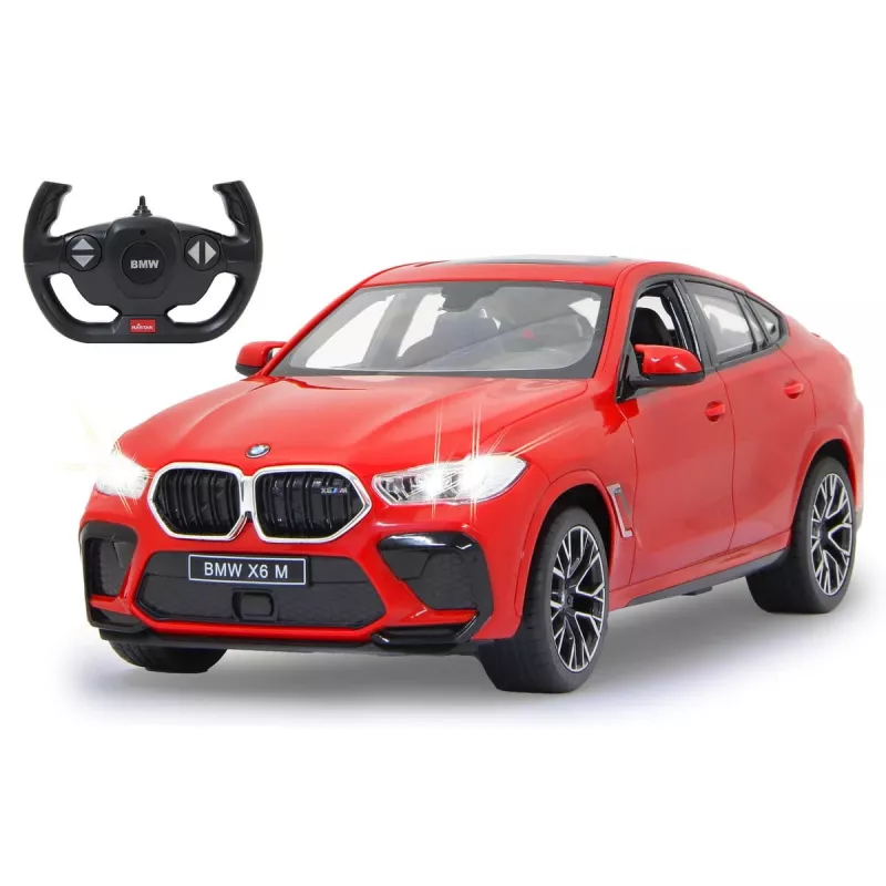 Radijo bangomis valdomas automobilis Jamara BMW X6 M elektrinis 1:14 mastelio