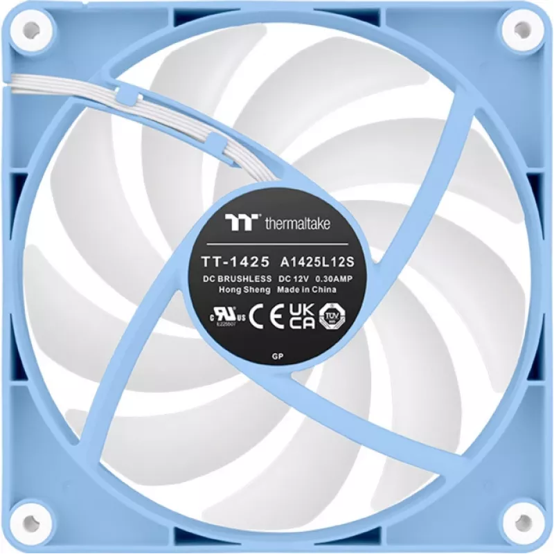 Kompiuterio aušinimo ventiliatorius THERMALTAKE CT140 Reverse ARGB Sync 140mm Hydrangea Blue 2 vnt. pakuotėje