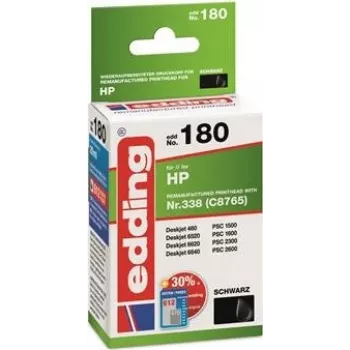 EDDING EDD-180 - Rašalas - HP - juodas - 338 - papildymas - Papildymas - suderinamas
