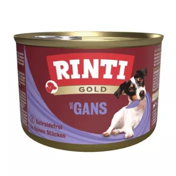 RINTI Gold Goose - šlapias šunų maistas - 185g