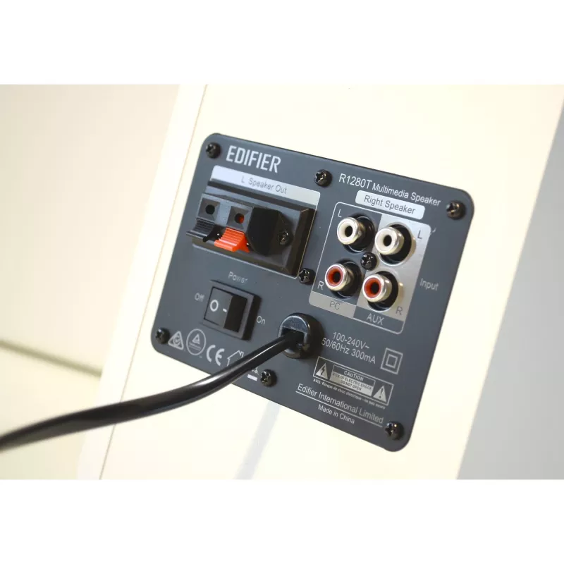 Edifier aktyvios kolonėlės Studio R1280T 2.0 balta/sidabrinė mažmeninė pakuotė - Aktyvi kolonėlė - Aktyvi kolonėlė