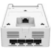 Belaidis prieigos taškas TP-LINK EAP775-Wall 9300 Mbit/s, trijų juostų 2.4/5/6 GHz, 5x RJ-45, PoE, baltas