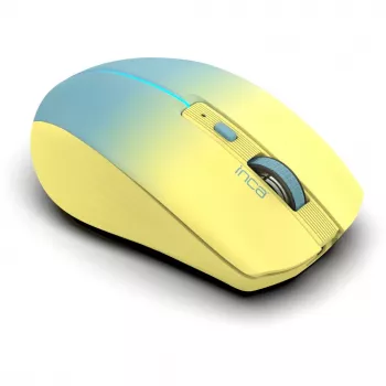 Cian Technology GmbH INCA pelė IWM-511RS Blt+Wrls RGB pagrindinė spalva Geltona