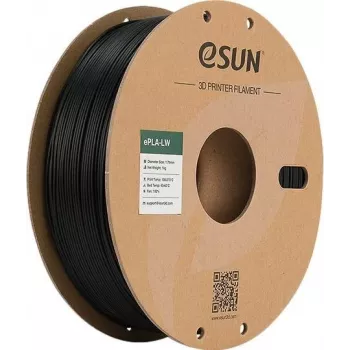 PLA LW 1,75mm JUODA 1kg ESUN 3D SIJAS (PLA-LW175B1P1)