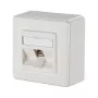 METZ CONNECT BTR IT CONNECT E-DAT Module 8(8) AP - Wall Box - RJ-45 - Pure White, RAL 9010 (1309110002-E)