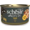 Šlapias kačių ėdalas Agras Pet Foods Schesir 80 g — vištiena, be grūdų, suaugusioms, visų veislių