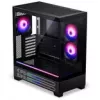 PHANTEKS XT View Matrix PC korpusas, Midi-Tower, E-ATX, grūdintas stiklas, Matrix LED - juodas (PH-XT523VM1_DBK01)