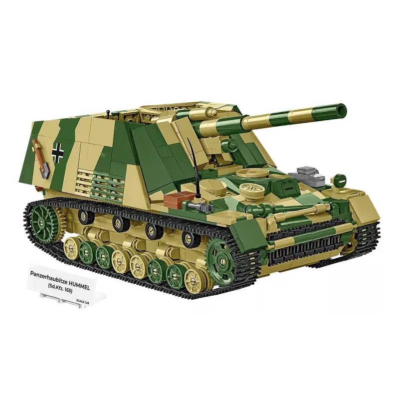 Konstruktorius Cobi Panzerhaubitze Hummel 1118 dalių modelio rinkinys