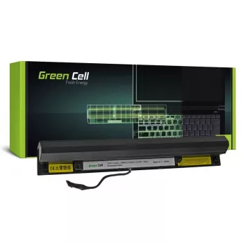 Baterija Green Cell LE97, skirta Lenovo IdeaPad 100/300 serijai, 14,8 V 2200 mAh Li-Ion, 4 celės, juoda