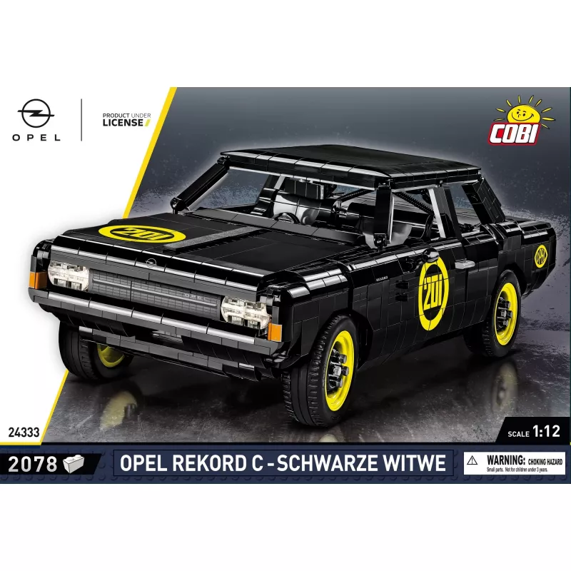 Konstruktorius Cobi Opel Rekord C, plastikinis modelio automobilis, 2078 dalys, amžius 10+
