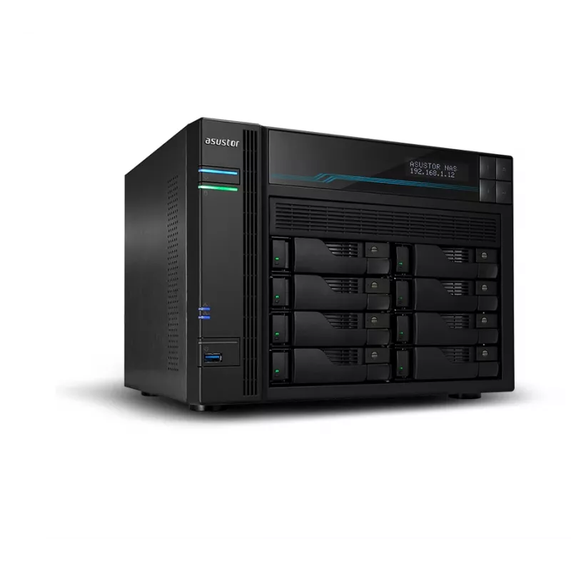Asustor AS6508T NAS bokštas Intel Atom® C3538 8 GB DDR4 0 TB ADM juoda